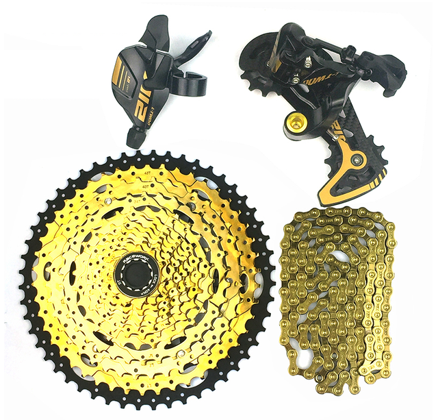 Ltwoo Golden 12Speed Mountain Bike Bicycle Groupset 12speed Gearshift Rear Derailleur for Bicycle Parts