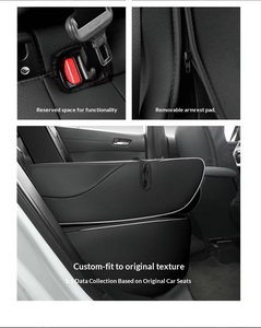 Gran Oferta 360 °   Fundas de Asiento de Coche de Cuero Originales Hechas a Medida, Compatibles con Airbag, Protección Completa para <span class=keywords><strong>Toyota</strong></span> Bz4x - Product Image 3