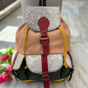 Sac à dos en cuir recyclé élégant en fourrure métallique sacs d'école en cuir unisexe sacs multi-usages vente en gros de produits en vrac - Product Image 1