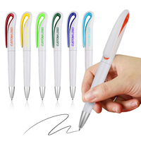 Stylos à bille vierges personnalisables par sublimation pour impression, stylos publicitaires promotionnels en plastique avec logo sur mesure, vente en gros