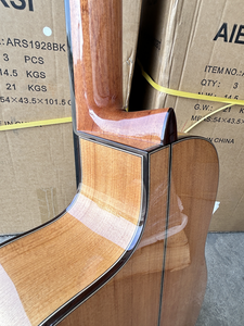<span class=keywords><strong>Guitarra</strong></span> Flamenca Eléctrica Aiersi de 39 Pulgadas, Hecha a Mano, Totalmente Sólida, Estilo Vintage, <span class=keywords><strong>Guitarra</strong></span> Clásica Española <span class=keywords><strong>con</strong></span> Pastilla - Product Image 6