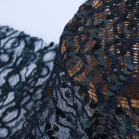 Offre Spéciale perles paillettes paillettes maille tissu fleur dentelle broderie paillettes tissu avec perles pour robe