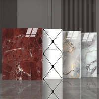 Panneaux muraux légers SPC de haute qualité avec motif damassé pour la décoration d'appartements, de commerces et de salles de divertissement - Design moderne
