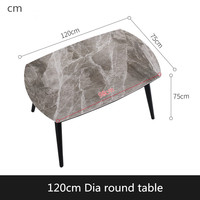 Table à manger moderne en marbre et ardoise de style italien, avec fonction extensible, pour usage hôtelier et chaises de salle à manger