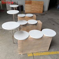 Table-banc en marbre de petite taille, sur mesure, pour salle à manger, buffet et mobilier – Fabrication en usine