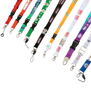 Printed <b>Polyester</b> <b>Lanyard</b> with Detachable Clips Comfortable Soft Neck <b>Lanyard</b> with ID Badge Holder for Nurse Doctor Healthcare - Product Image 2