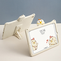 Pour iPad housse de protection en silicone dessin animé air10.9 tablette de canard grenouille moche 10.2/11 coque souple en silicone