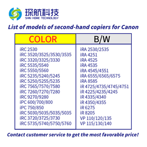 เครื่องพิมพ์ดิจิทัลสำหรับ C3730 Canon Imageerunner Advance DX A3เครื่องถ่ายเอกสารสีที่ใช้ในการผลิต - Product Image 4