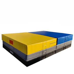 Usine d'équipement de gymnastique personnalisation en gros grand <span class=keywords><strong>tapis</strong></span> de collision grand <span class=keywords><strong>tapis</strong></span> de <span class=keywords><strong>fosse</strong></span> en mousse <span class=keywords><strong>tapis</strong></span> d'atterrissage de gymnastique - Product Image 1