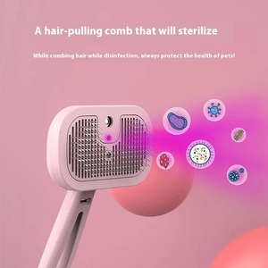 Nuevo peine de baño para mascotas para gatos, Masaje para perros y removedor de pelo, cepillo de limpieza en aerosol, producto de aseo para mascotas - Product Image 2