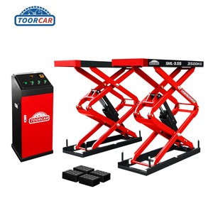 SAMFD Meilleures ventes Pont élévateur <span class=keywords><strong>automobile</strong></span> électrique hydraulique à ciseaux encastré à levée complète 3,5T 3500 kg 7700 lb - Product Image 2