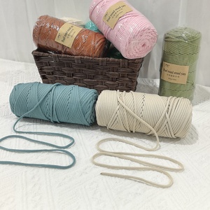 Sợi dệt kim tròn 300g 4mm Chất liệu túi móc dây tròn - Product Image 2