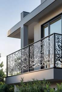 Panneau de clôture décoratif en métal CNC, panneau de séparation personnalisable en acier inoxydable, séparateurs de pièce OEM/ODM, revêtement en poudre - Product Image 2