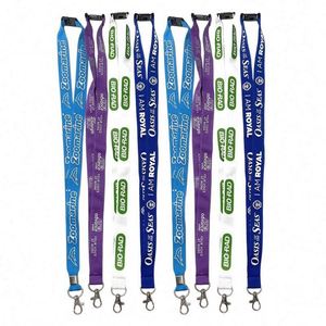 Customized Dye Sublimation <b>Polyester</b> <b>Lanyards</b> Custom Printed Brand Logo Silk Screen Printing Neck Strap <b>Lanyard</b> - Product Image 1