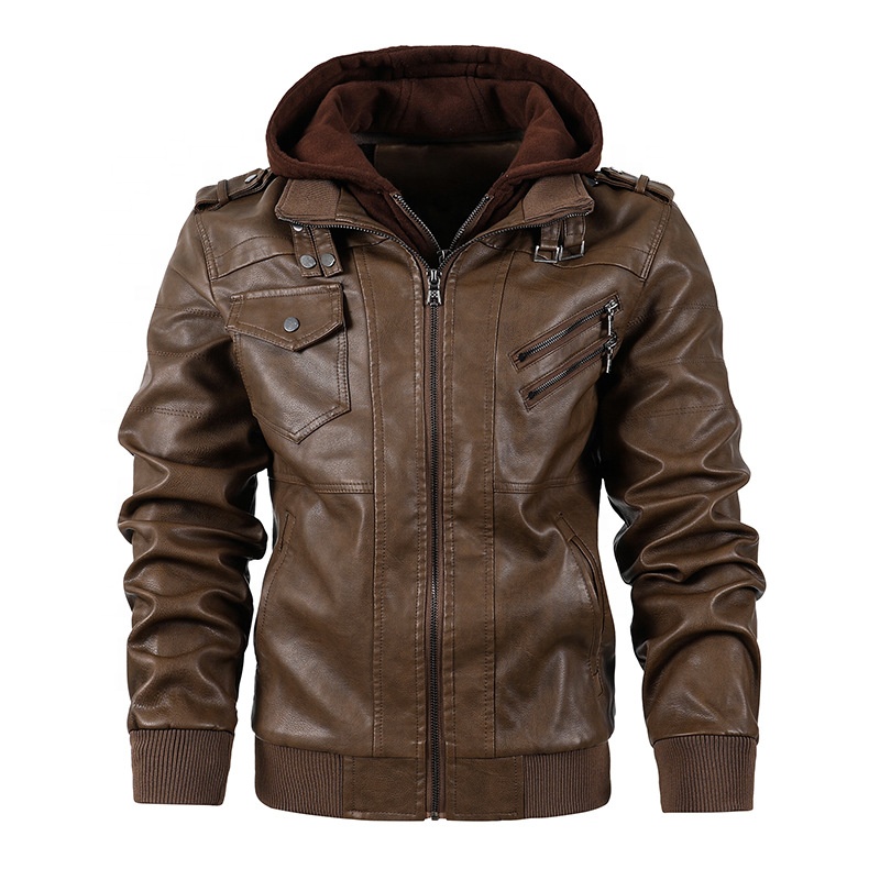 Venta al por mayor chaquetas de cuero con gorro hombre-Compre online los  mejores chaquetas de cuero con gorro hombre lotes de China chaquetas de  cuero con gorro hombre a mayoristas | Alibaba.com