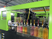 Ligne de production de bouteilles clé en main, machine de fabrication de bouteilles PET entièrement automatique à deux cavités, économie d'énergie, production de bouteilles de 500 ml à 2000 ml