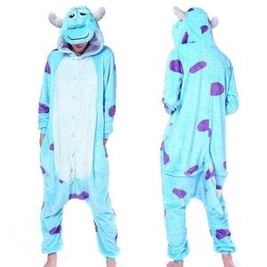 Vente chaude : Peignoirs en flanelle à capuche motif grenouille et zèbre, doux, tailles 2XL/XL, combinaisons de nuit pour hommes, femmes et enfants, pyjamas mascotte - Product Image 2