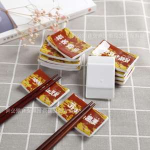 Lande Zakka Motif floral de style japonais, titre de <span class=keywords><strong>manga</strong></span>, support de baguettes, article de décoration d'intérieur en céramique, Po blanc - Product Image 2