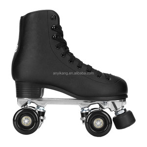 Scarpe classiche con <span class=keywords><strong>pattini</strong></span> <span class=keywords><strong>a</strong></span> <span class=keywords><strong>rotelle</strong></span> nere eleganti <span class=keywords><strong>pattini</strong></span> Quad per adulti - Product Image 6