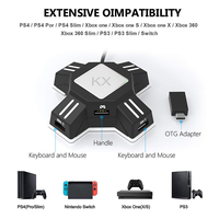 Adaptateur clavier et souris KX, contrôleur, convertisseur, adaptateur pour Switch / PS4 / XBOX / PS3 / XSX, adaptateur clavier avec câble USB