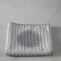 Serviettes de cuisine en microfibre gaufrée super absorbantes, sans peluches, épaisses, pour le nettoyage des meubles et des cafetières (vente en gros)