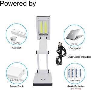Có thể gập lại bảo vệ mắt LED đèn bàn nhỏ có thể sạc lại trẻ em học đọc xem xét ký túc xá Đèn bàn - Product Image 2