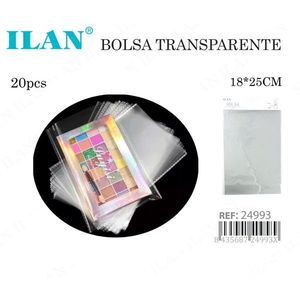 Sacchetto di plastica trasparente ILAN 18x25 cm per imballaggio e conservazione - Product Image 3