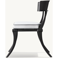 Ensemble de chaises de salle à manger modernes en aluminium, fabriquées à la main, avec soudure de précision, pour une utilisation en extérieur dans la cour