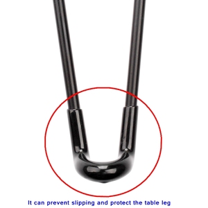 Patins de <span class=keywords><strong>protection</strong></span> pliables Lingtian en métal robuste et durable de 6 mm d'épaisseur, réglables, noirs, pour la <span class=keywords><strong>protection</strong></span> des meubles de chambre - Product Image 3