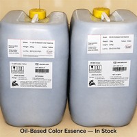 Colorant à base d'huile haute concentration, teinture complexe métallique, force de couleur 30%, conditionnement en fût de 1 kg pour une large application