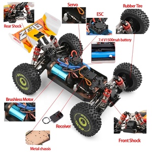 Nuevo Auto <span class=keywords><strong>RC</strong></span> de Carreras 2.4G 2025, 70 km/h, Alta Velocidad, Todoterreno, Motor sin Escobillas, 4WD, 4 Canales, Listo para Usar, Cargador Incluido - Product Image 4