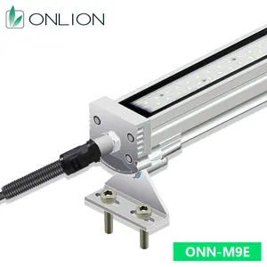 ONN-M9E Luz de trabalho LED industrial IP67 Corpo da lâmpada de vidro emissor branco 220V Entrada para luzes indicadoras de equipamentos de máquinas CNC