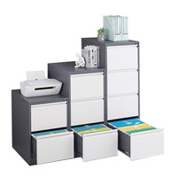 Archivador moderno de acero de 3 cajones YOUBAI con diseño plegable para uso escolar y hotelero ALMACENAMIENTO DE OFICINA COMERCIAL