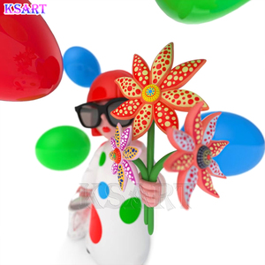 Poupée <span class=keywords><strong>Yayoi</strong></span> Kusama, décoration de table, art déco, sculpture, décoration manuelle, artisanat en résine, cadeau - Product Image 4