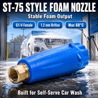 Buse à mousse pour lavage de camions en libre-service, style ST-75, canon à mousse neige 350 bars, pulvérisateur haute pression, équipement de nettoyage