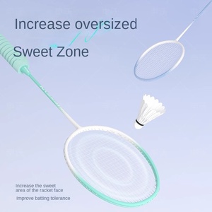 Newchance Ensemble de raquettes de <span class=keywords><strong>badminton</strong></span> professionnel pour enfants adultes Ultra-léger Double costume en Fiber de carbone Durable Flagship Store - Product Image 2