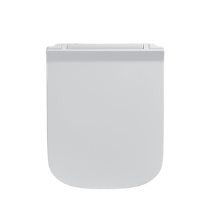 Cubierta de asiento de inodoro de liberación rápida de prensa simple, caída lenta, fácil de operar, Duroplast cuadrado Delgado, asiento de inodoro UF - Product Image 2