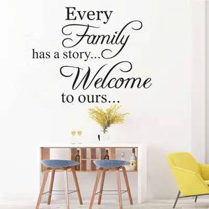 Lettre anglaise Proverbes Stickers Muraux <span class=keywords><strong>Paroles</strong></span> Mots Amovible Stickers Muraux Décor À La Maison PVC Art Mural Enfants Chambre - Product Image 4
