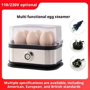 Nouvelle Cuiseuse à Œufs Électrique Automatique 2025 pour Usage Domestique, 6 Œufs, 200W, 1L, Acier Inoxydable, Contrôle de Température PTC, Anti-Cuisson à Sec, Classe <span class=keywords><strong>A</strong></span> - Product Image 4