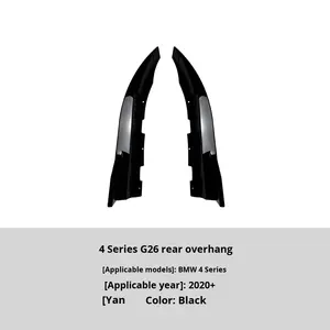 Pour BMW G26 2020 + coin arrière couteau à Air becquet ABS autocollant de voiture pièces de Modification extérieure pour BMW série 4 carrosserie de <span class=keywords><strong>moto</strong></span> - Product Image 6