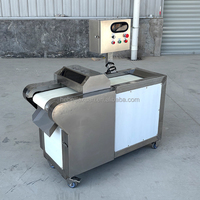 Industriële voedselverwerkingsmachine voor het automatisch snijden van fruit en groenten met motor voor centrale keukens en catering.