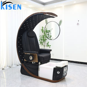 Fauteuil de Pédicure et <span class=keywords><strong>Manucure</strong></span> Électrique de Luxe Noir et Doré avec Fonction Dôme Ciel Étoilé, <span class=keywords><strong>Grand</strong></span> Modè<span class=keywords><strong>le</strong></span>, pour Spa des Pieds et Massage - Product Image 6