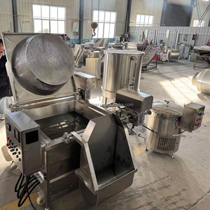 New 220V Electric Gas Heated French Fries Chicken Nuggets <strong>Fryer</strong> Banana <strong>Potato</strong> <strong>Chips</strong> Pork Skin Churros Batch Frying Machine - Product Image 3