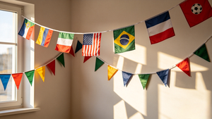 Drapeaux et bannières volants personnalisés, taille 3x5, avec logo, tissu 100% polyester, impression couleur pour cadeaux et publicité - Product Image 6