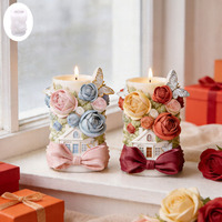 Nouvelles idées : Moule en silicone cylindrique en forme de fleur avec texture florale en relief pour artisanat en résine romantique et bougies d'aromathérapie