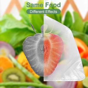 400 sacs/rouleau 16 "X 12" sac de produits en plastique transparent sur rouleau stockage de légumes alimentaires - Product Image 4
