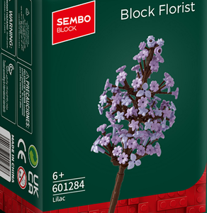 Verwandeln Sie Ihr Zuhause mit Baustein-Flieder-Arrangements im Maßstab 1:8 Ziegel-gefertigte Blumen schönheit, bei der Kreativität auf den Stil trifft - Product Image 2