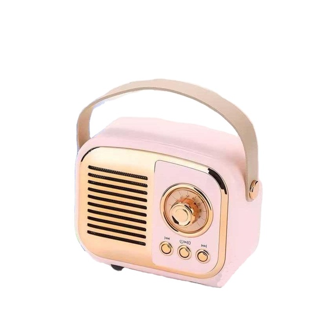 Cheap Battery Powered Smart Speakers Portable Vintage Wireless Speaker Best for Home / Hotel Decoration
