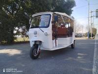 Tricycle à passagers homologué EEC COC, 6 places, longue portée 100 km, batterie haute capacité, homologué pour la route, pour le marché européen