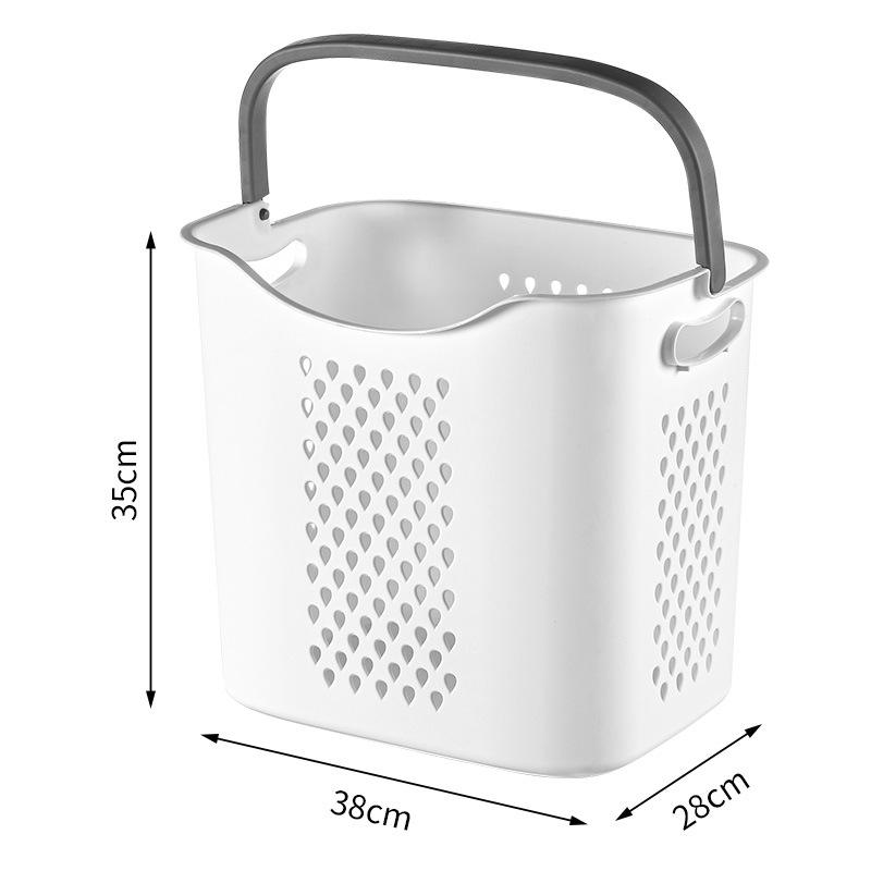 Grand panier à linge [blanc]